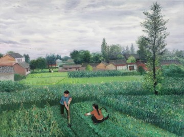 Summer garden from China Oil Paintings